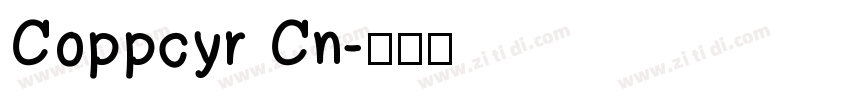 Coppcyr Cn字体转换